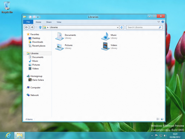 Windows 8 - Classic Desktop