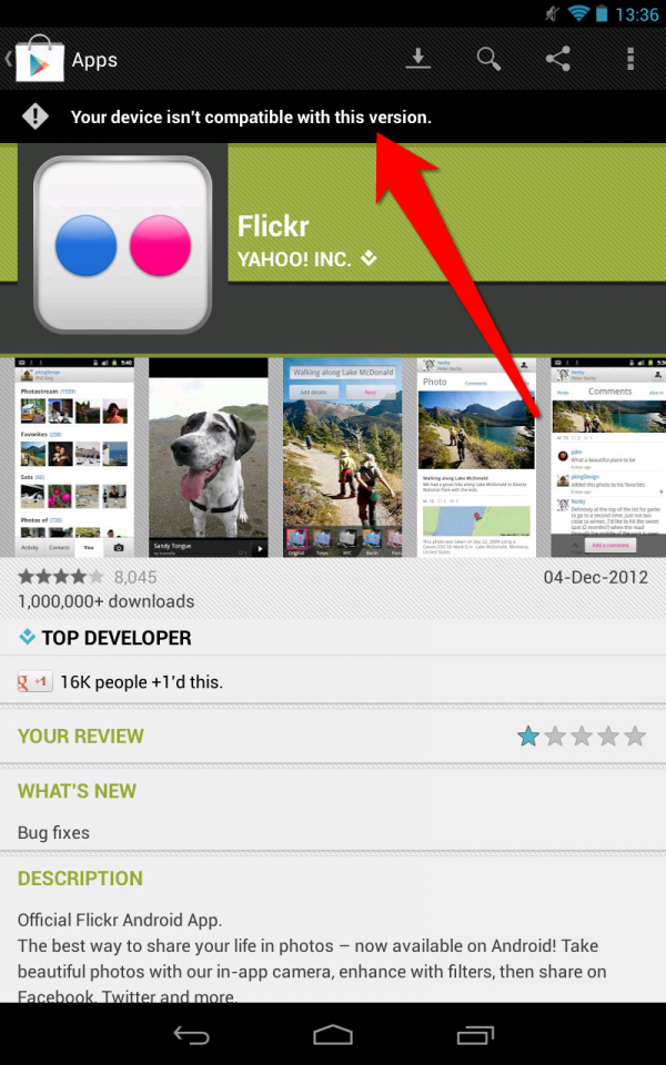 Flickr App on Google Play